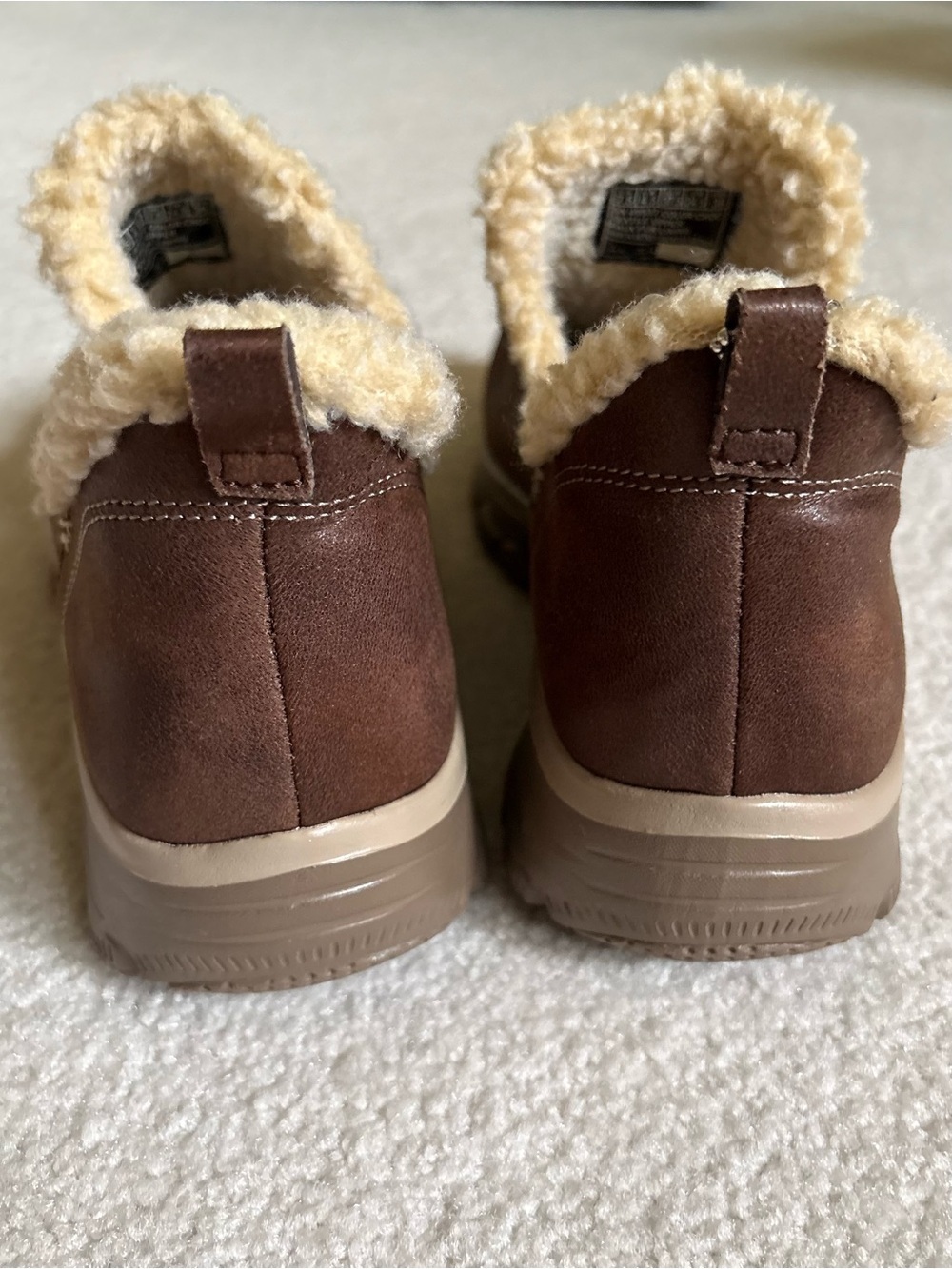 NWT Skechers Women's Relaxed Fit: Easy Going - Buried Ankle Boots Brown US 7.5 - Picture 5 of 9